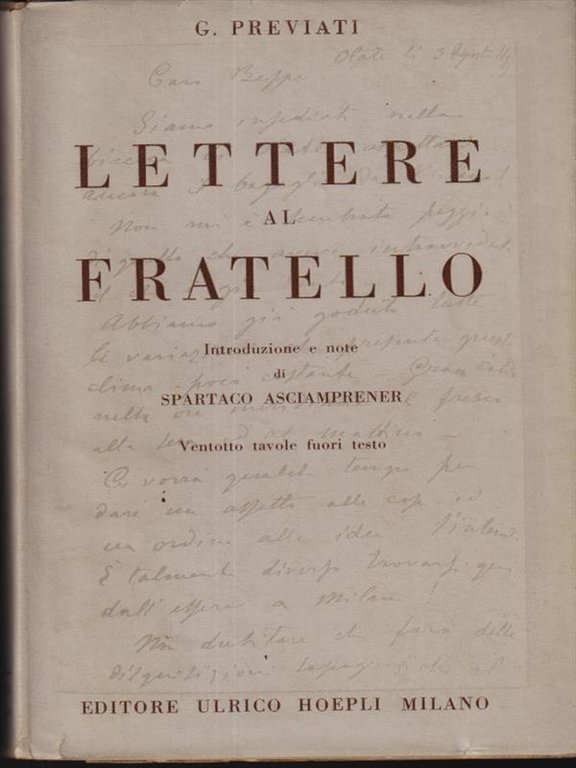 Lettere al fratello