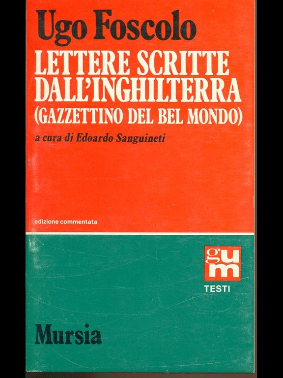 Lettere scritte dall'Inghilterra (gazzettino del bel mondo)