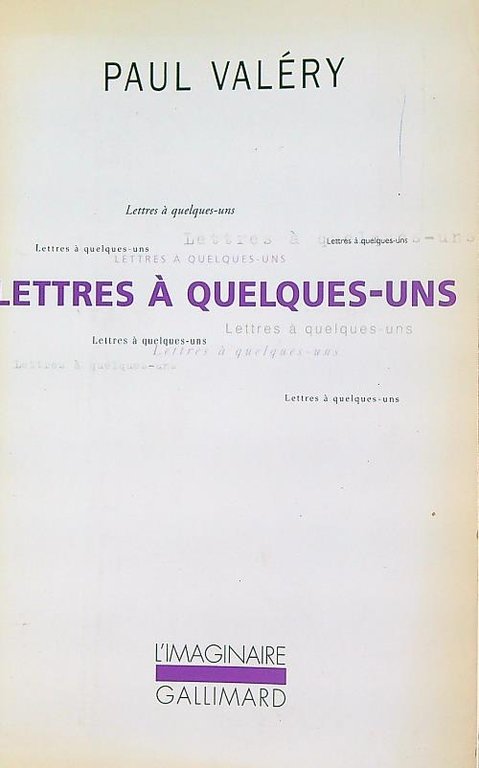 Lettres a' quelques-uns | Immagine Gallery 2