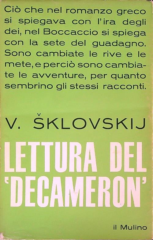 Lettura del Decameron