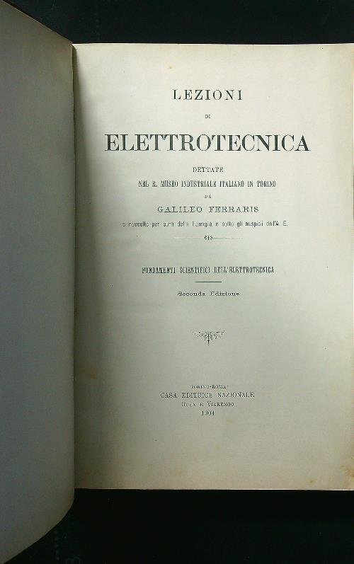 Lezioni di elettrotecnica
