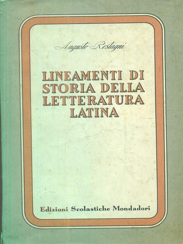 Lineamenti di storia della letteratura latina