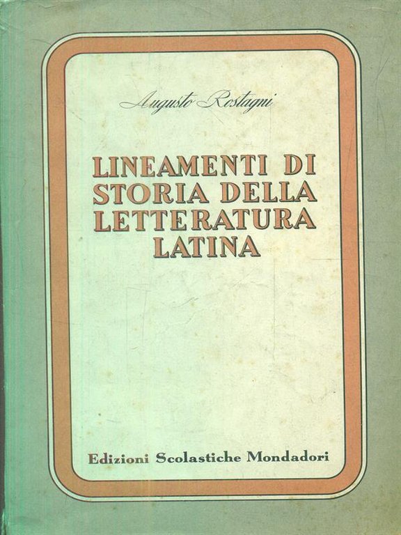 Lineamenti di storia della letteratura latina