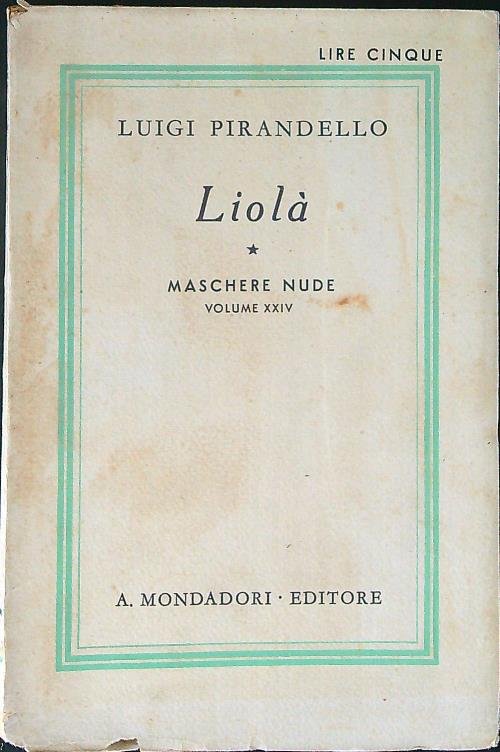 Liola'. Maschere nude volume XXIV