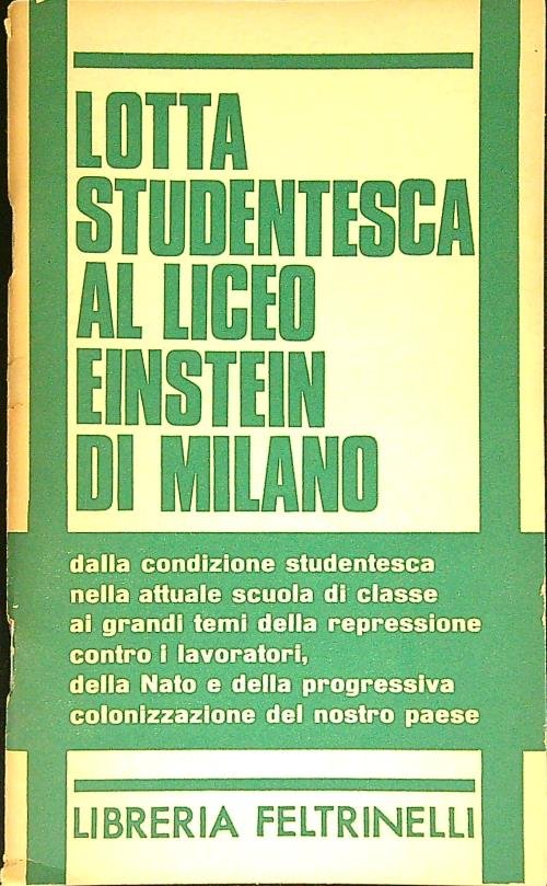 Lotta studentesca al liceo Einstein di Milano