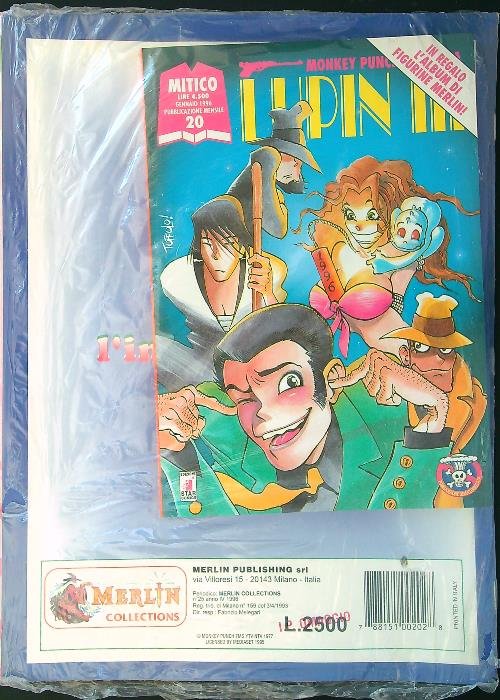 Lupin III Mitico 20 + album figurine Merlin