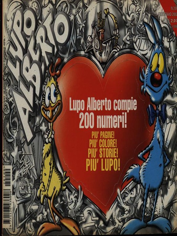 Lupo Alberto n. 200/febbraio 2002