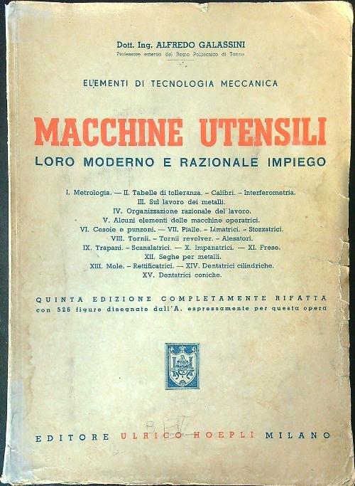 Macchine utensili