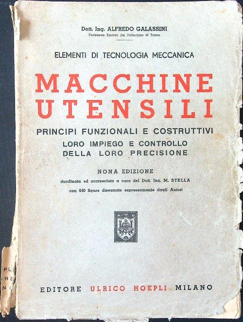 Macchine utensili 