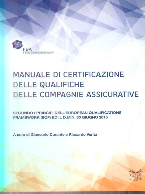 Manuale di certificazione delle qualifiche delle compagnie assicurative