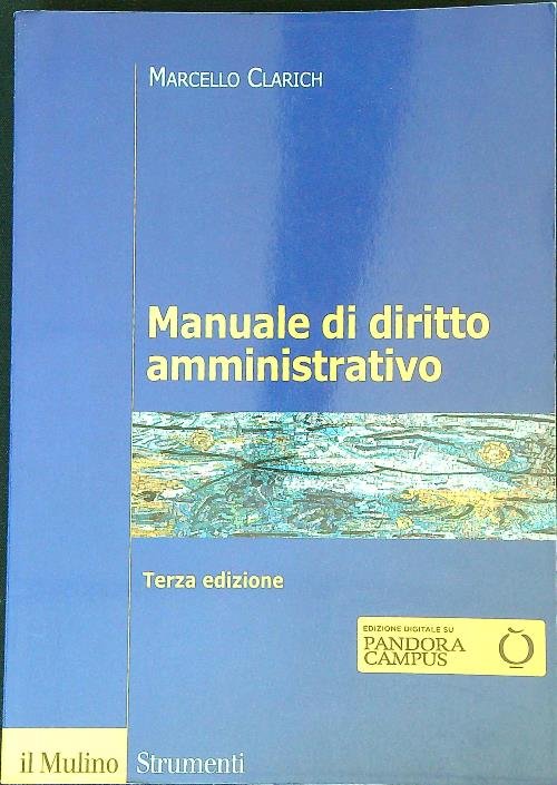 Manuale di diritto amministrativo