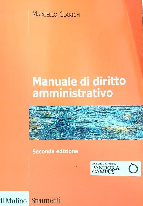 Manuale di diritto amministrativo