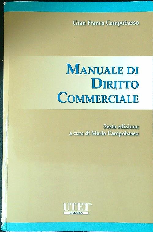 Manuale di diritto commerciale