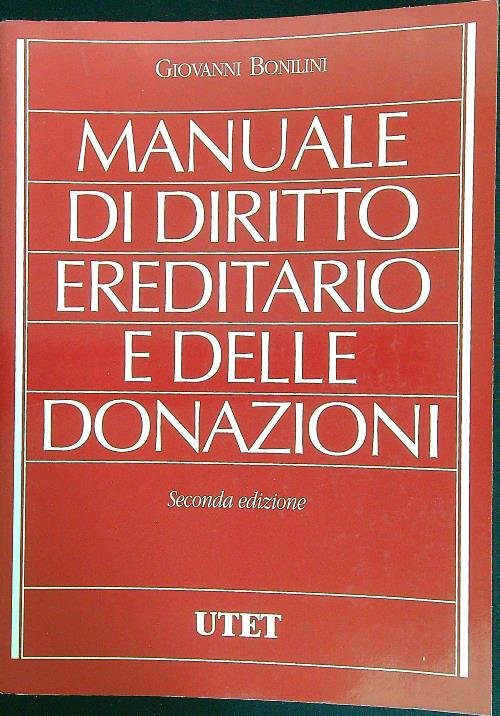 Manuale di diritto ereditario e delle donazioni