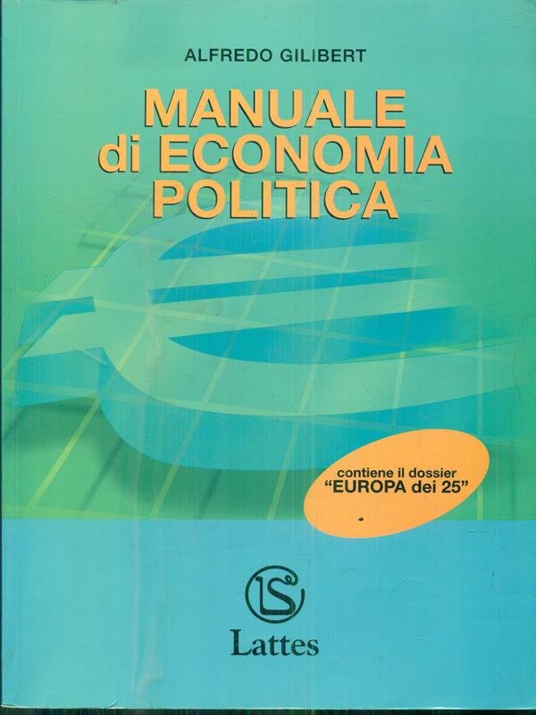 Manuale di economia politica + cd rom | Immagine principale