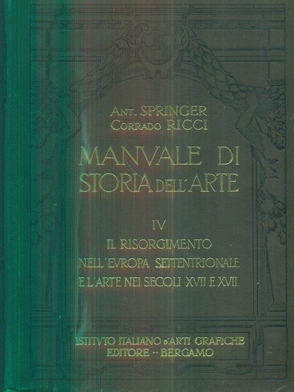 Manuale di storia dell'arte IV.