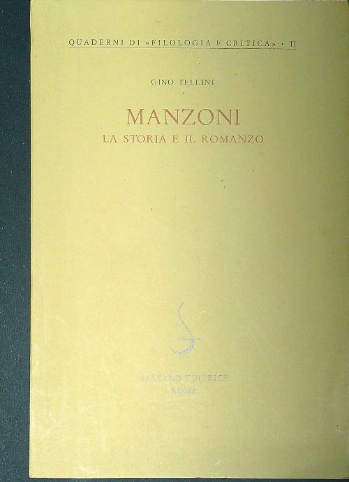 Manzoni, la storia e il romanzo