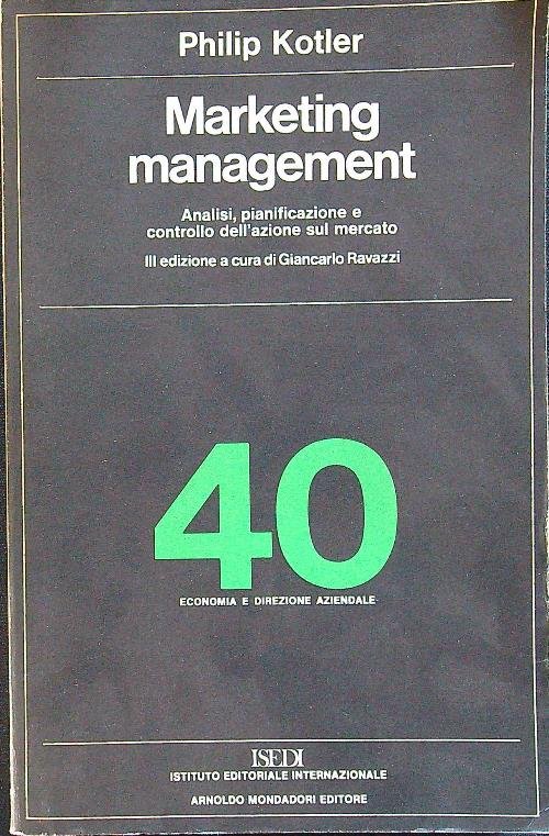 Marketing management.
