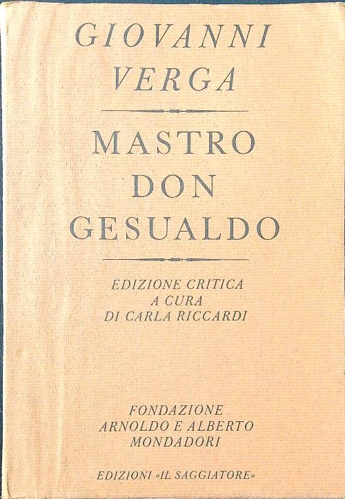 Mastro Don Gesualdo