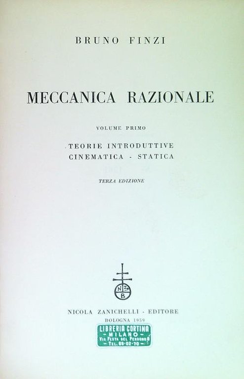 Meccanica razionale 1. Teorie introduttive - Cinematica - Statica | Immagine Gallery 2
