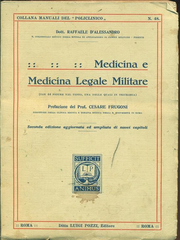 Medicina e Medicina Legale Militare