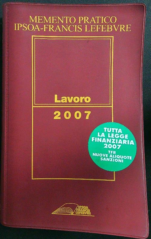 Memento Pratico - Lavoro 2007
