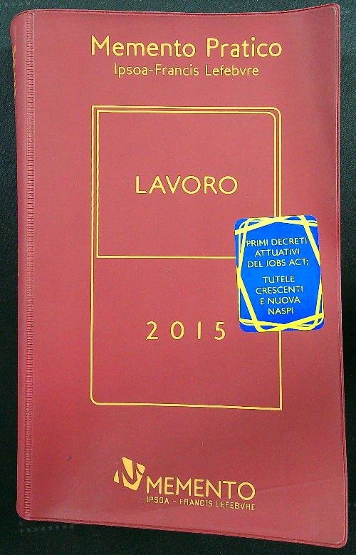Memento Pratico - Lavoro 2015