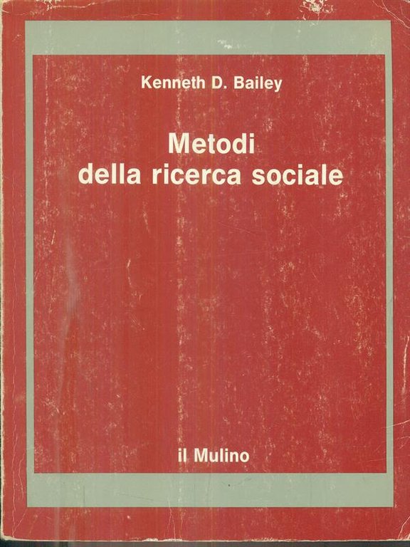 Metodi della ricerca sociale