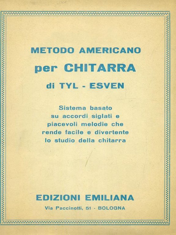 Metodo americano per chitarra di Tyl - Esven