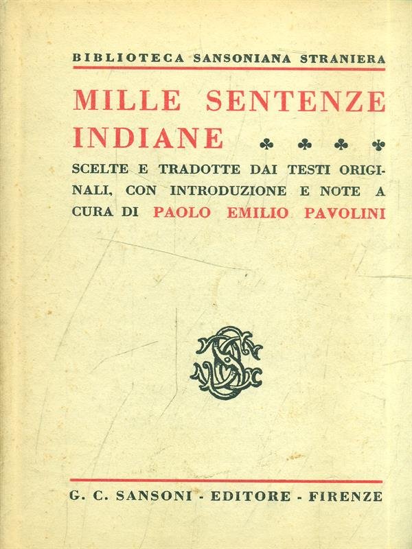Mille sentenze indiane
