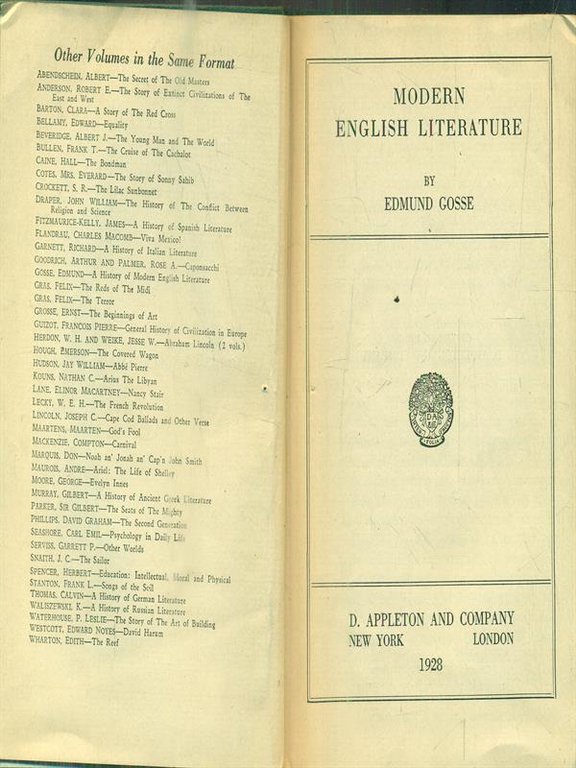 Modern english literature