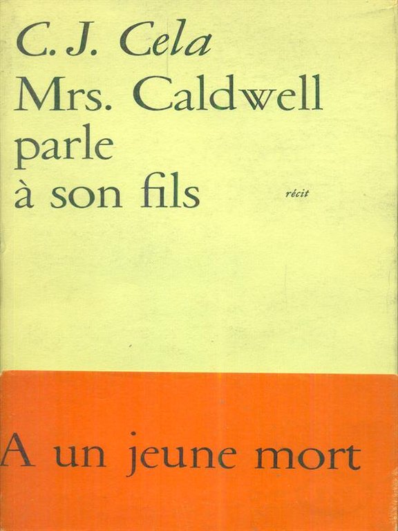 Mrs. Caldwell parle a' son fils