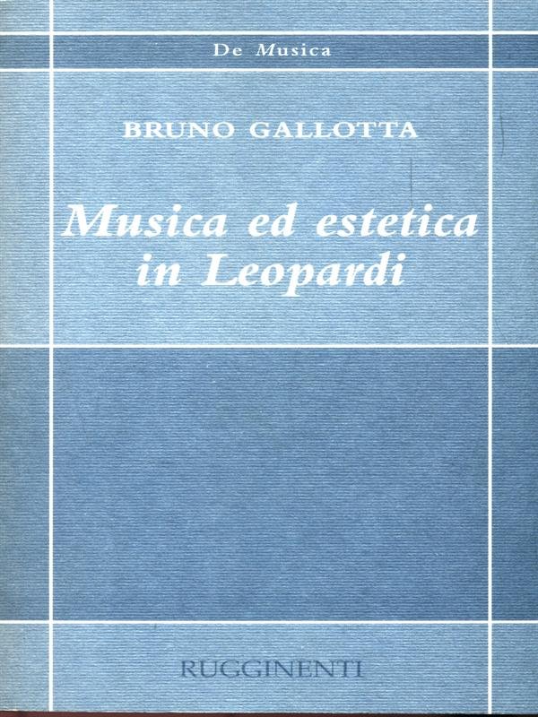 Musica ed estetica in Leopardi