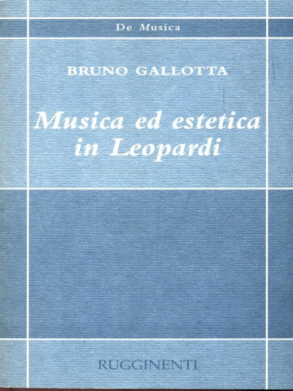 Musica ed estetica in Leopardi