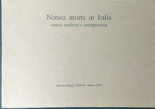 Natura morta in Italia