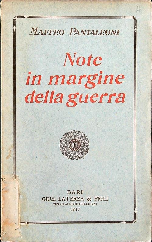 Note in margine della guerra