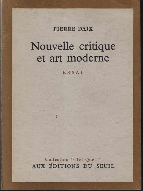 Nouvelle critique et art moderne