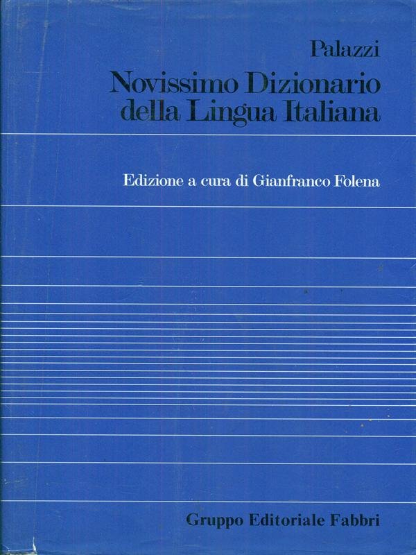 Novissimo dizionario della lingua italiana