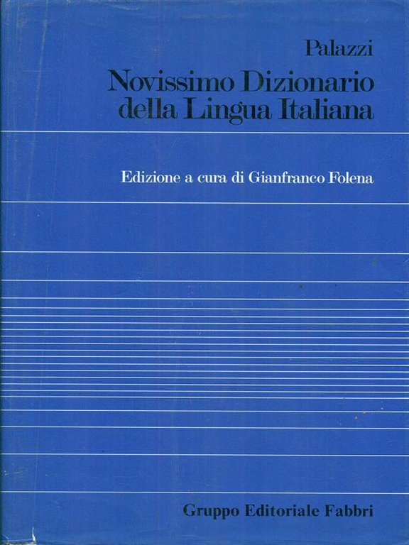 Novissimo dizionario della lingua italiana