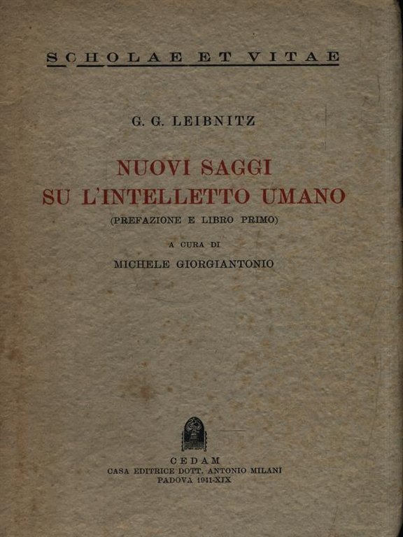 Nuovi saggi su l'intelletto umano