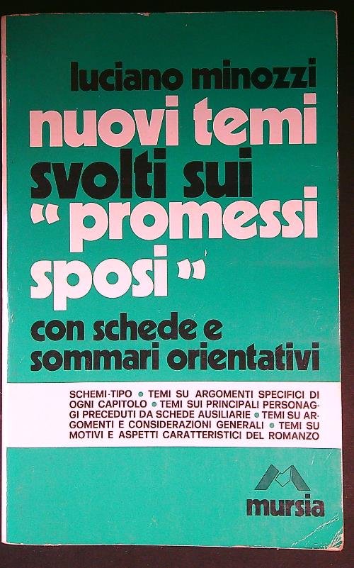 Nuovi temi svolti sui Promessi Sposi