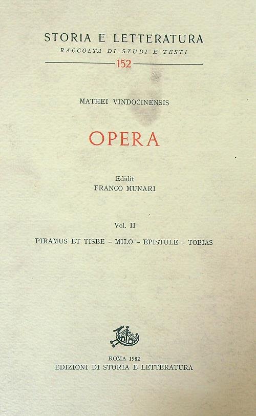 Opera. Vol.II