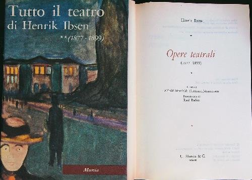 Opere teatrali 1877-1899 | Immagine principale