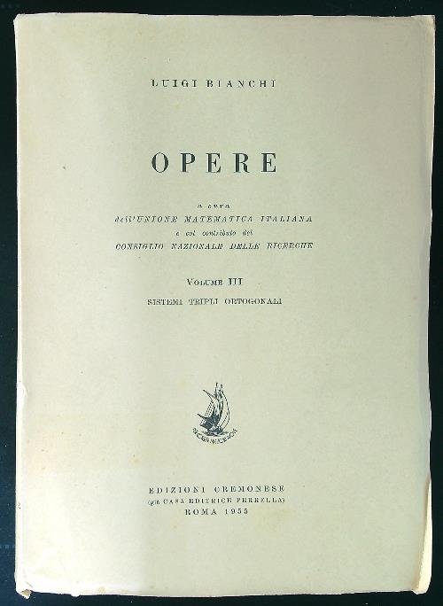 Opere vol. III