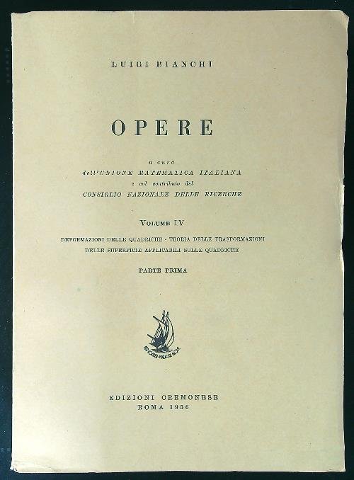 Opere vol. IV parte prima