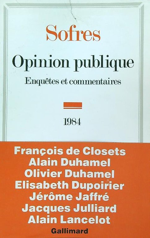Opinion publique 1984 | Immagine Gallery 2