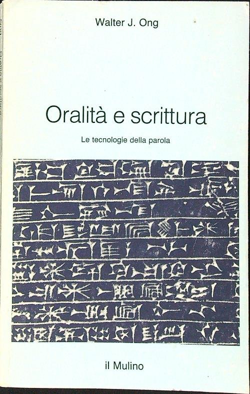 Oralita' e scrittura