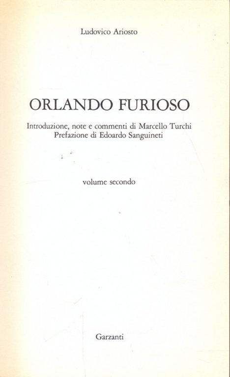 Orlando Furioso. Vol 2