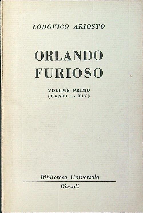Orlando furioso volume primo
