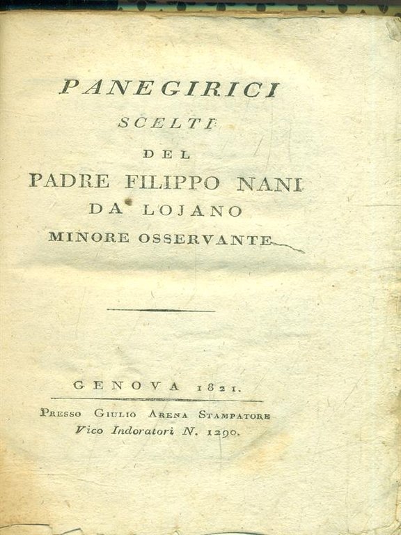 Panegirici scelti | Immagine Gallery 2